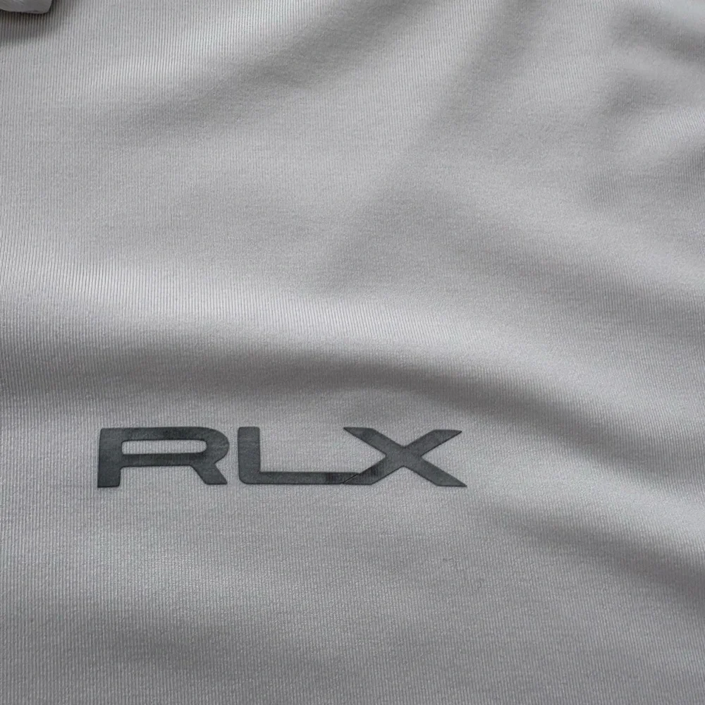 Ralph Lauren RLX Men's White Polo with Subtle Logo